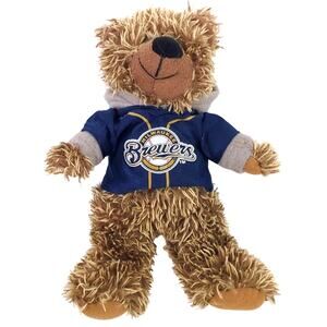 Milwaukee Brewers Teddy Bear Mini Plush Jersey Hoodie 2013 Good Stuff Baseball
